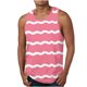 thumbnail image 1 of Tanques para Hombre para el Verano Solto Chaleco Raya Impresión Deporte Cuello Redondo Superior, 1 of 5