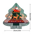 thumbnail image 7 of Stylish Metal Christmas Tree Wind Spinner - Festive Garden Decoration with Layered Design Perfect for Holiday Yard Decor, 7 of 7