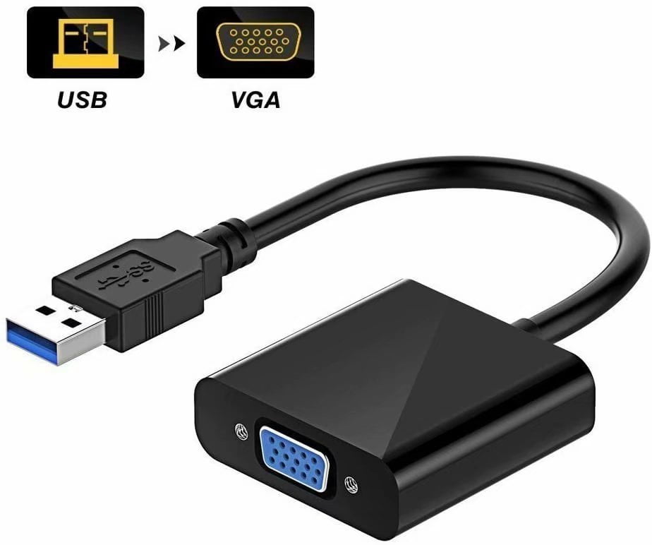 USB 3.0 2.0 to VGA Multi-display Adapter Converter External Video Graphic Card 