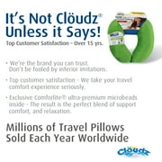 Cloudz Microbead Travel Neck Pillow - Blue
