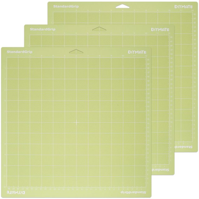 MesaSe Cutting Mat 3Pcs PVC Craft Cutting Pad Reusable Eco-Friendly 12x12in Craft Cutting Board Multifunctional Cutting Mat for Paper Carving Cricut Machine Craft Work Fabric Project
