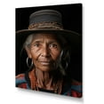 thumbnail image 2 of Designart "Portrait Vibrant Indian Tribal wall art II" Portrait Wall Art Print, 2 of 5