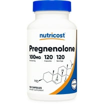 Nutricost Pregnenolone 100mg, 120 Capsules - Non-GMO, Gluten Free, Vegetarian Supplement