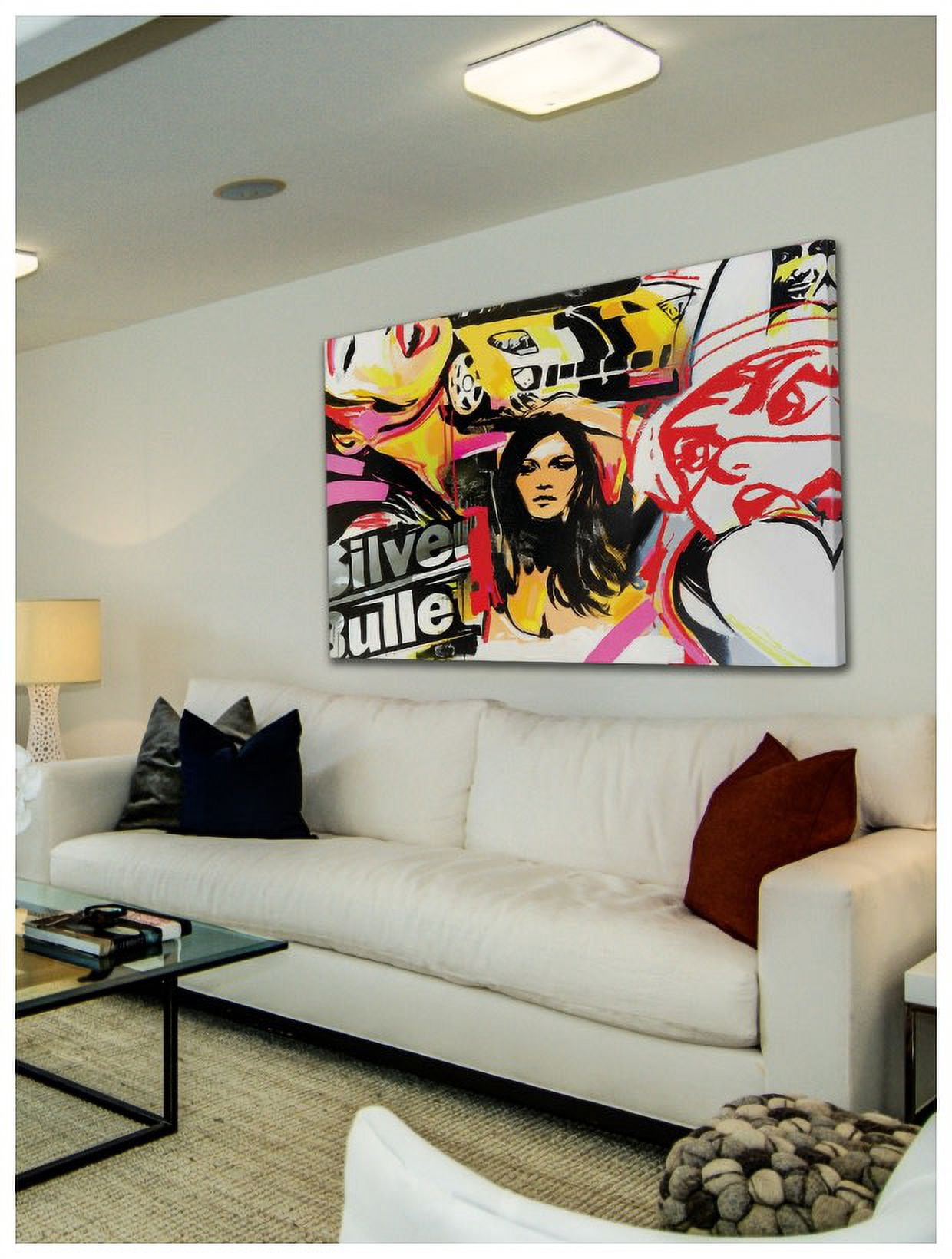 Marmont Hill "Silver" Print on Canvas