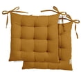 thumbnail image 1 of Vargottam Set of 2 Comfortable Chair Pads Seat Cushion with Full-Length Ties for Non-Slip Support Polyester Filling for Dining | Office | Kitchen Reduces Pressure & Washable, 1 of 9