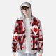 thumbnail image 2 of Fotbe Buffalo Plaid Love And Gnome Chaqueta con Protección Solar UPF 50+ para Hombre y Mujer, Camisa con Capucha y Bolsillos-X-Large, 2 of 7