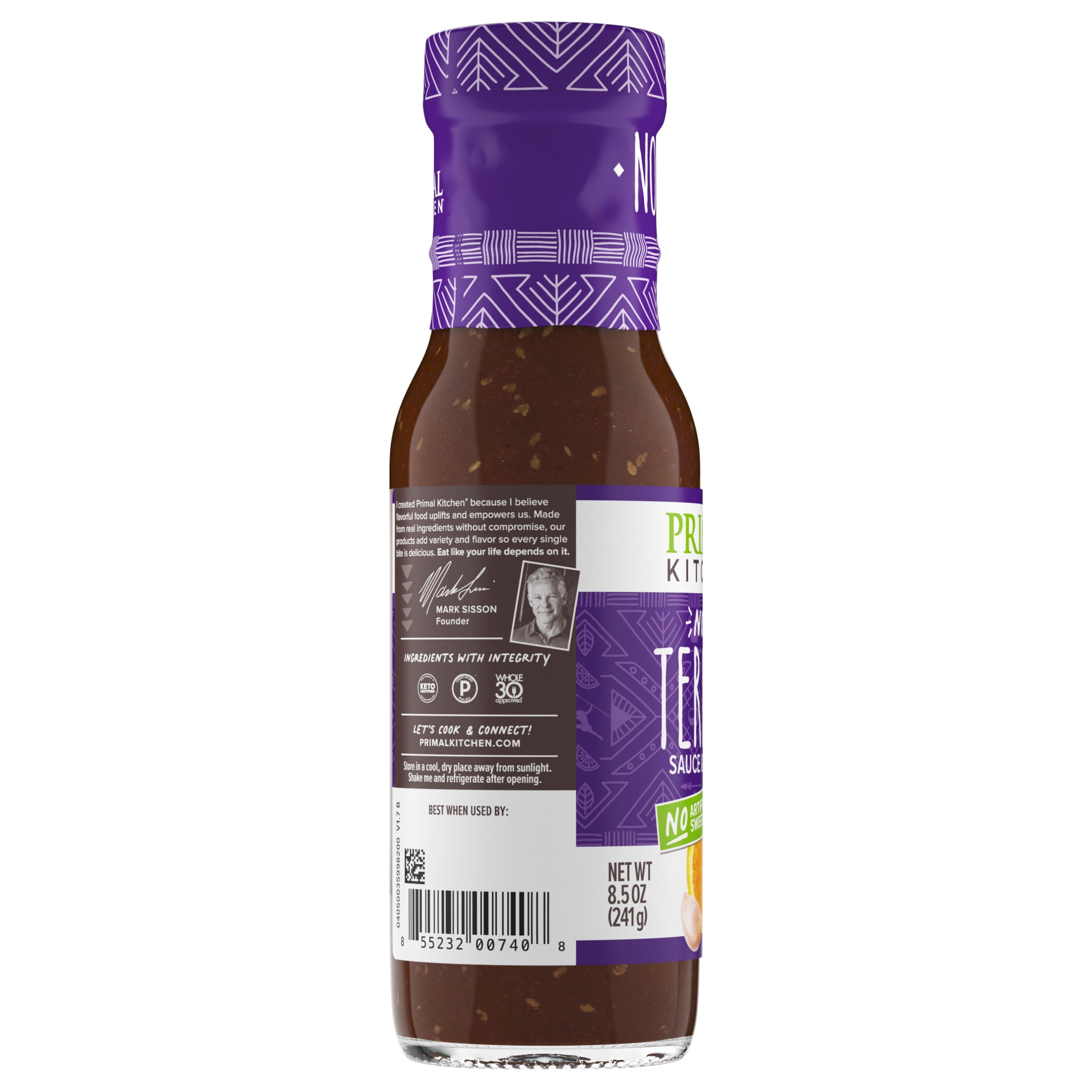 Primal Kitchen No Soy Organic Teriyaki Sauce & Marinade 8.5 oz