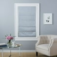 thumbnail image 6 of Exclusive Home Montague Trellis Total Blackout Roman Shade, 27"x64", Silver, 6 of 16