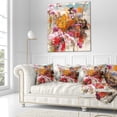 thumbnail image 3 of Designart Butterfly Drinking Honey - Floral Throw Pillow - 16x16, 3 of 5
