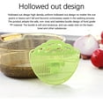 thumbnail image 4 of Wovilon Clip-On Rice Drainer Snap Sieve Pasta Sieve Easy To Clean Kitchen Sieve Rice Drainer Kitchen Gadgets Kitchen Tools, 4 of 9