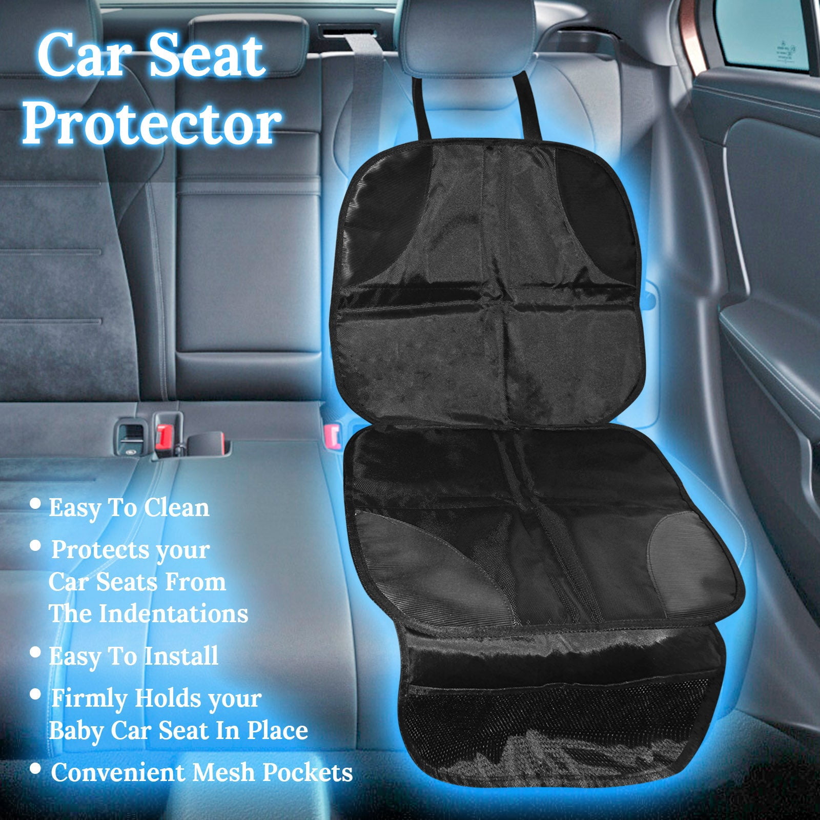 ALUVIERA Waterproof Auto Car Seat Protector Cover Mat Back(2pcs)
