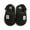 Black, variant on Baby Toddler Girls Boys Sandals Infant Summer Beach Flat Shoes, Soft Anti-slip Sole Prewalker First Walker Baby Crib Shoes for Infant Toddler Girls Boys 0-18 Months