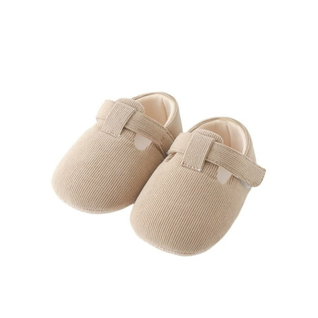 

Tao Tao Baby Infant Girl Boy Shoes First Walking Slippers Sock Soft Barefoot Baby Shoes Wide Toe Box House Slippers Lightweight Breathable Learning To Walk Khaki L