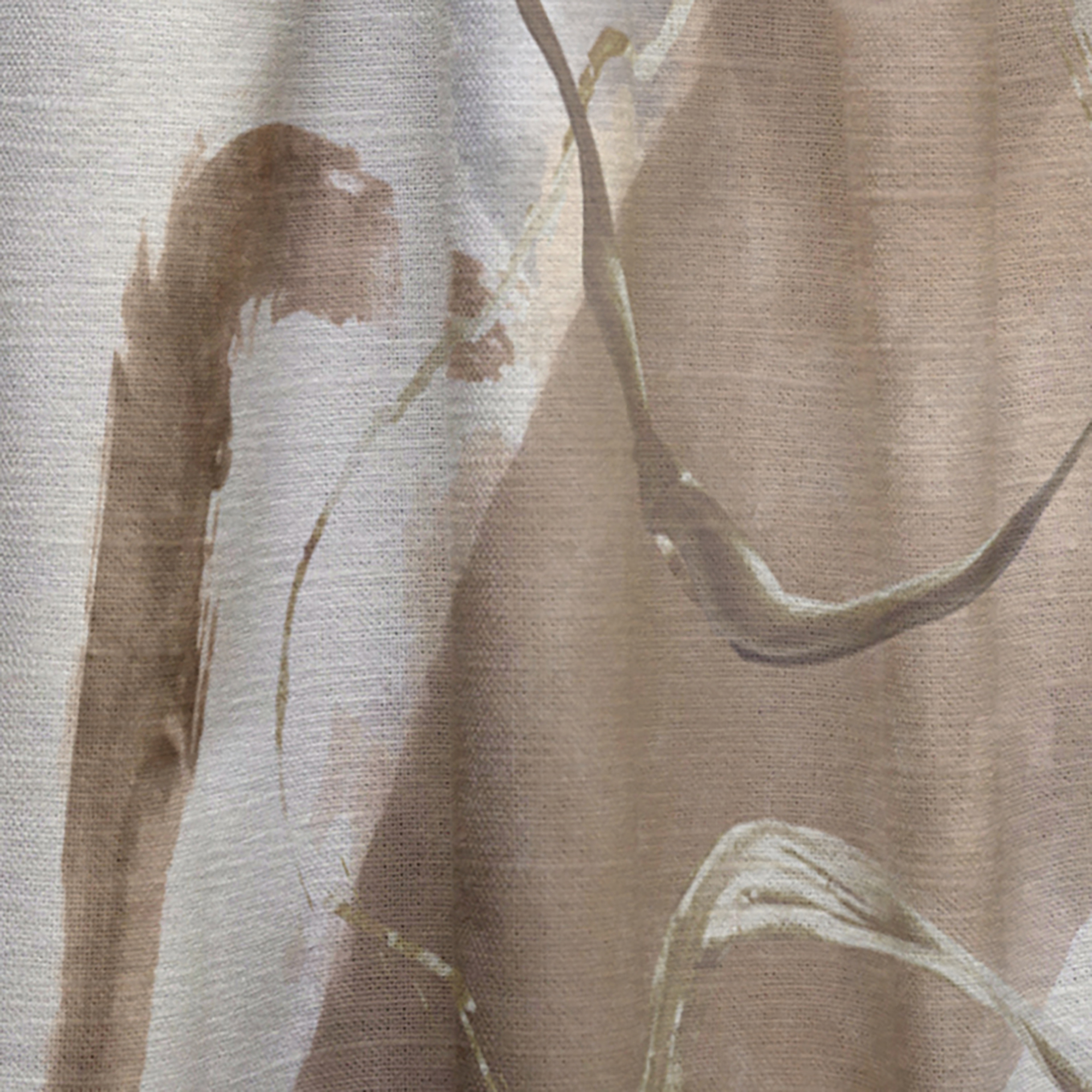 Designart 'Abstract Gold Glam Squares III' Modern & Contemporary Curtain Panel