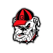 Georgia Bulldog Mascot Logo #2 Waterproof Sticker Phone Decal Water Bottle Stickers Car Decals, Laptop Sticker