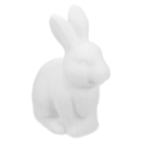 TABLZONE Cute Rabbit Figurine Pink Foam 1Pack Festive Atmosphere Spring Decor