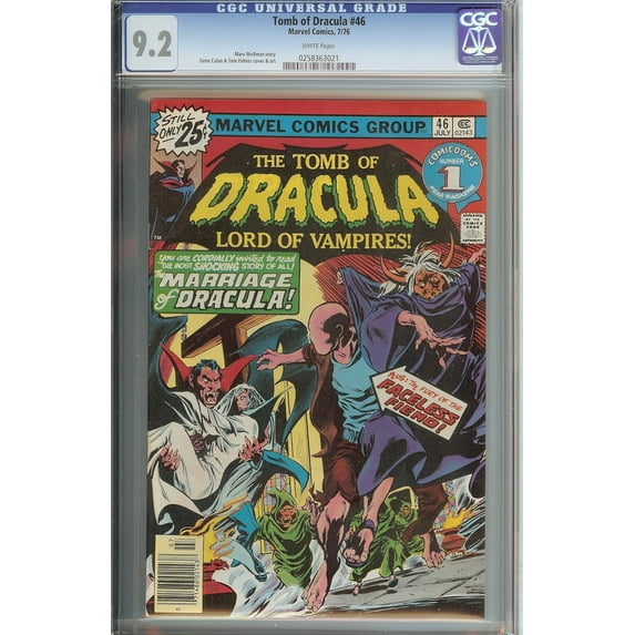 Tomb of Dracula #46 CGC 9.2