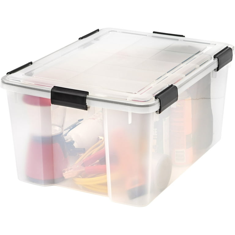 IRIS 62 Quart WeatherPro™ Storage Box, Clear - Walmart.com