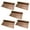 A, variant on Fareti 20PCS Non Stick Pizza Slide Pad, Heat Resistant Oven Baking Mat for Crispy Crust, Easy Clean Reusable Round Dough Transfer Peel