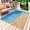Blue, variant on Outdoor Rug 3' x 5', Burnt Orange Ombre Coastal Large Carpet Area Rugs for Patio, RV, Deck, Summer Nautical Beach Ocean Seaside Water Absorption Camping Rug, Lightweight Washable Rugs Runner
