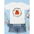 thumbnail image 3 of Baby Fox With Nature Circle T-Shirt Juniors -Image by Shutterstock,  Medium, 3 of 4