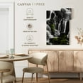 thumbnail image 5 of Elephant Stock White Sonority Waterfall Wall Art - Vertical Canvas Wall Art - Living Room Wall Decor - Wellness Canvas - Black And White Decor - 8" x 12", 5 of 8