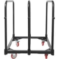 thumbnail image 5 of 1000LBS/1400LBS/1500LBS/ 2000LBS Panel Truck Cart, Heavy Duty Drywall Dolly with 4 Swivel Wheels, Handles for Moving Plywood, Sheetrock, Building Materials Steel Hand Truck (1400LBS Black), 5 of 9