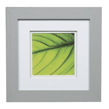 Gallery Solutions 8x8 Wide Grey Frame with Double Mat For 5x5 (The Best 5x5 Program)