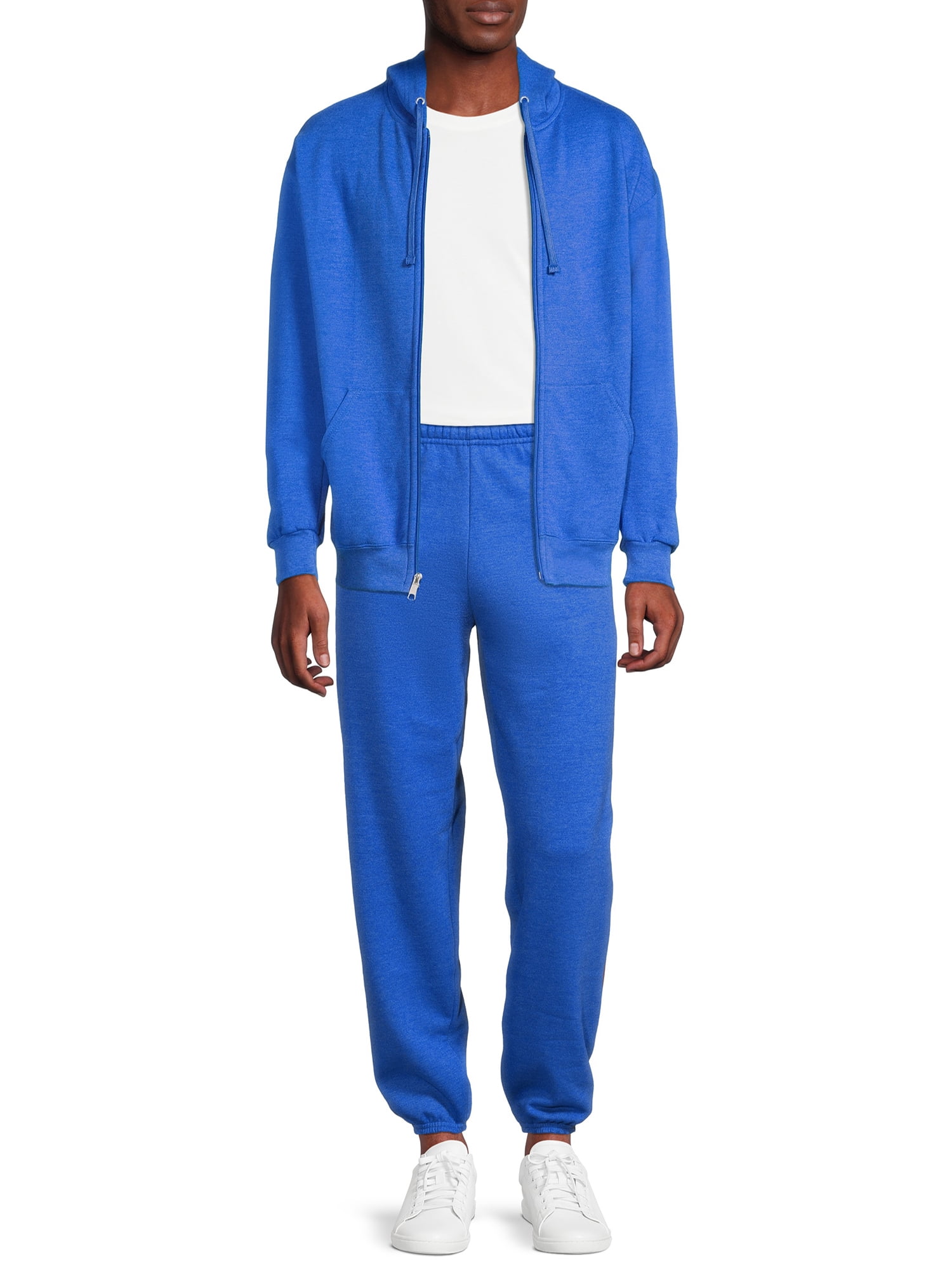 Athletic Works Men's Fleece Elastic Bottom Sweatpants