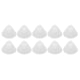 thumbnail image 1 of Auricular Amplificador Auditivo, Repuesto De Silicona, 10 Uds., Puntas Flexibles Para Auriculares, Cómodas Para El Oído ANGGREK Blanco transparente, 1 of 8