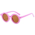 thumbnail image 3 of Gafas de sol para niños, parasol retro, montura redonda, gafas para niños, montura esmerilada coreana, gafas de sol para niños y niñas, 3 of 6