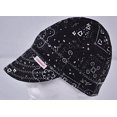 thumbnail image 1 of Comeaux Caps Bonnet de Soudage Réversible Bandana Noir Taille 7 7/8, 1 of 4