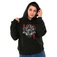thumbnail image 5 of Let Freedom Ring American Flag Eagle Unisex Plus Fleece Graphic Sweatshirt Brisco Brands 2X, 5 of 6