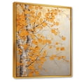 thumbnail image 2 of Designart "American Basswood Forest in Yellow II" Landscapes Framed Wall Art - Country Yellow Tree Hallway Framed Wall Art Decor, 2 of 6