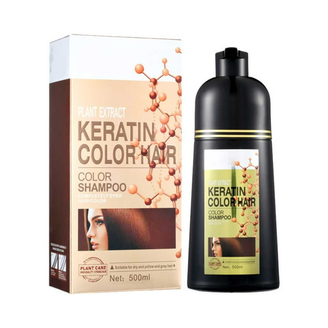 Dye Shampoo 6 in 1 Shampoo Cubre Cana Natural Hair Coloring Shampoo Quick White Hair Turns To Change Colour