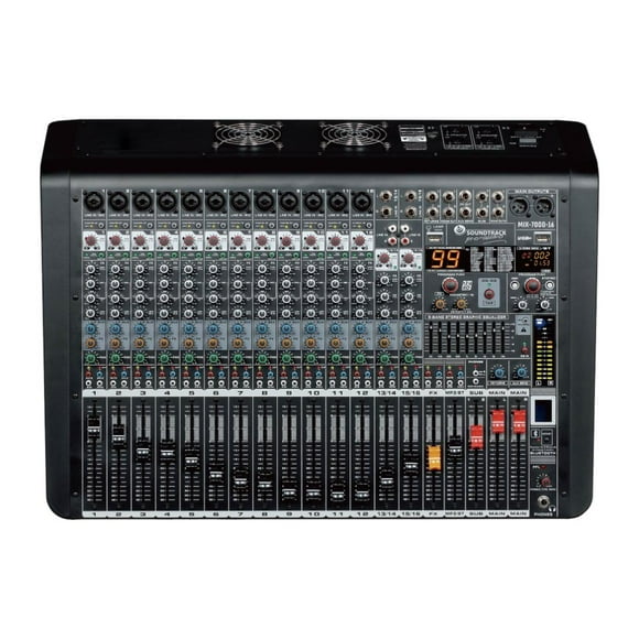 Consola Amplificada MIX-7000-16 SOUNDTRACK 700Wx2 16 Ch Bluetooth