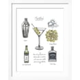thumbnail image 2 of Art.com Classic Cocktail - Martini Art Print by Naomi McCavitt, White Frame Wall Art, 32" x 40", 2 of 5