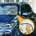 thumbnail image 3 of Fish Paper Cutting Car Windshield Sun Shade Foldable Car Front Window Visor Heat and UV Protection 53x23.5, 3 of 8