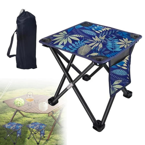 koolsoo Camping Stool Outdoor Foot Stool Fishing Chair Footrest Fishing Chair Portable Footstool for Fishing Travel Patio Backpacking