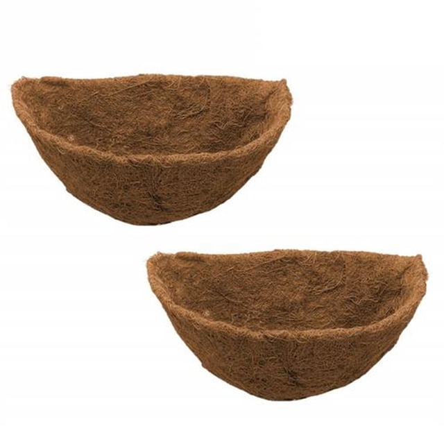 Cesta De Fibra De Coco Revestimiento De Repuesto De Fibra De Coco Redondo Para Cestas De Macetas Para Colgar En La Pared Eigraketly HA046240-06