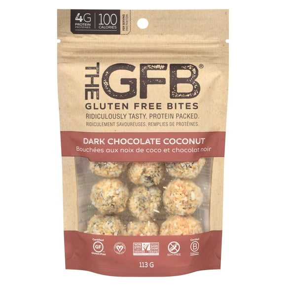 The GFB: Gluten Free Bites – Dark Chocolate Coconut