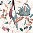 thumbnail image 2 of Wang, Melissa 26x26 White Modern Wood Framed Museum Art Print Titled - Contemporary Floral Composition I, 2 of 4