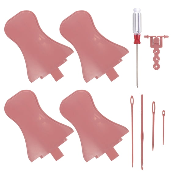 WEAVILUX Knitting Accessories Kit, Multi-Color, Compact & Lightweight, Practical Design for Easy Crafting Projects