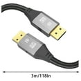 thumbnail image 3 of 8k PC Converter Computer Accessories DisplayPort Cable For Monitor Nylon Braided, 3 of 3