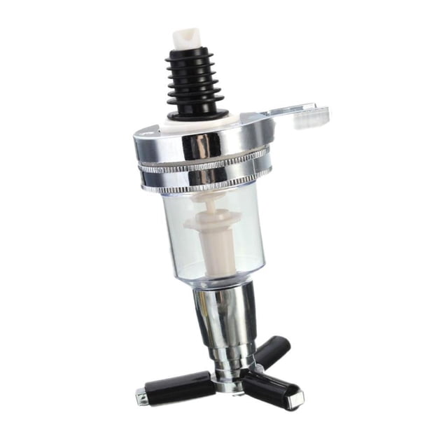 Cateissary Bar Butler Pared Vino Alcohol Licor Cerveza Dispensador Botella 45ml Chroma+Silver Barra de herramientas