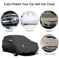 thumbnail image 3 of Car Cover Full Sedan Covers with Reflective Strip Sunscreen Protection Dustproof&Waterproof UV Scratch-Resistant Universal S, 3 of 7