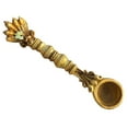 thumbnail image 5 of Ashopi Decor Religious Brass metal traditional hand made pooja/Havan spoon, 5 of 6