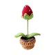 thumbnail image 1 of C Hand-Knitted Flowers Potted Crochet, 1 of 5