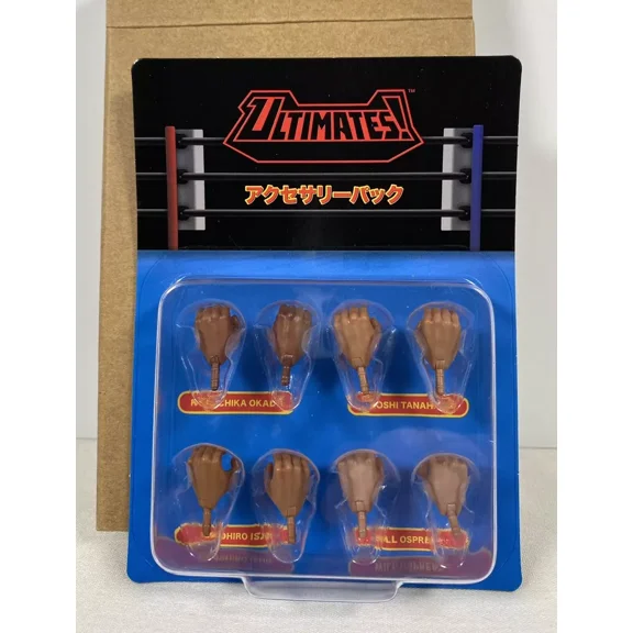 Super7 New Japan Pro Wrestling Ultimates NJPW Extra Hands accessory set super 7