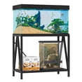 thumbnail image 3 of Dextrus W-Shape 10-40 Gallon Double-Layer Storage Metal Fish Tank Stand, 500 Lbs Capacity, Black, 3 of 10